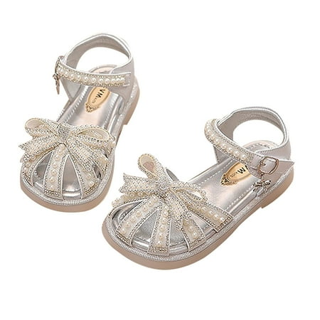 Baby Girls Sandals Summer Closed Toe Pearl Glitter Diamond Bow Princess Trendy Unisex-Child Sandal
Baby Girls Sandals Summer Closed Toe Pearl Glitter Diamond Bow Princess Trendy Unisex-Child Sandal