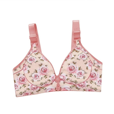 Bigersell Soft Bra Women Lace Comfortable Breathable Printed Non-Wired Bra Women Size Full-Coverage Underwire Bra Style 4677 36B
Bigersell Soft Bra Women Lace Comfortable Breathable Printed Non-Wired Bra Women Size Full-Coverage Underwire Bra Style 4677 36B