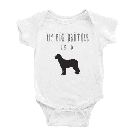 My Big Brother Is A Curly-Coated Retriever Dog Funny Baby Clothing Bodysuits Boy Girl Unisex
My Big Brother Is A Curly-Coated Retriever Dog Funny Baby Clothing Bodysuits Boy Girl Unisex