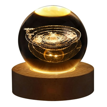 AMNHDO USB 3D Crystal Ball Night Light Planetary Atmosphere Lamp Crafts (Solar System)
AMNHDO USB 3D Crystal Ball Night Light Planetary Atmosphere Lamp Crafts (Solar System)