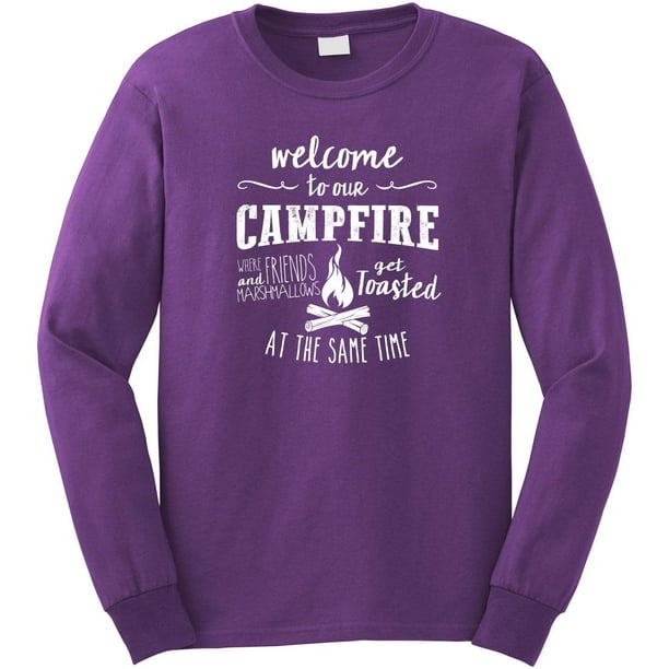 Welcome To Our Campfire Long Sleeve Shirt - ID: 1848