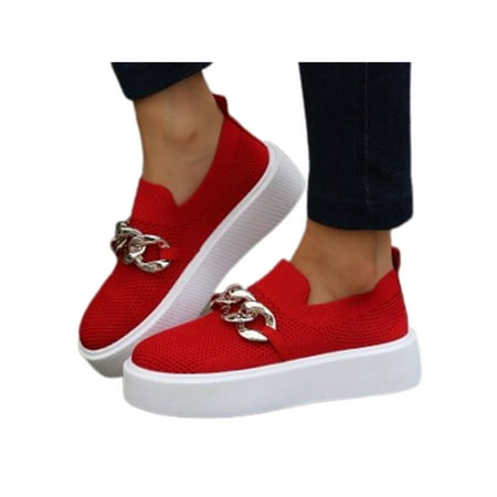 Crocowalk Women Loafers Platform Flats Slip On Sneakers Ladies Casual Shoes Walking Non-Slip Mesh Red 5.5
Crocowalk Women Loafers Platform Flats Slip On Sneakers Ladies Casual Shoes Walking Non-Slip Mesh Red 5.5