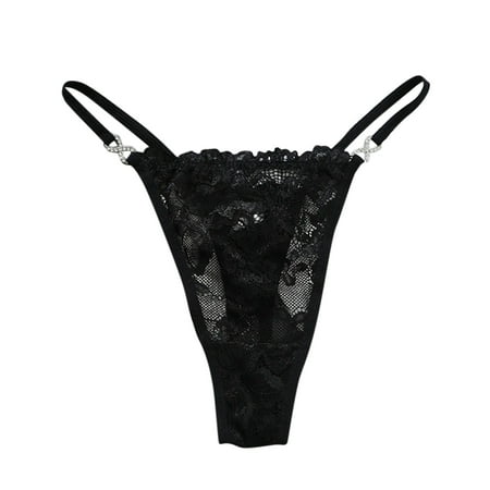 G-St For Women Sexy Lace Briefs Panties Crochet Lace Up Strappy Panty Thongs G String Lingerie Underwear Lace Flowers Solid Color Low Waist Panties G-String Thongs Black L
G-St For Women Sexy Lace Briefs Panties Crochet Lace Up Strappy Panty Thongs G String Lingerie Underwear Lace Flowers Solid Color Low Waist Panties G-String Thongs Black L
