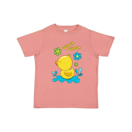 Inktastic Quack Quack Cute Duckling with Flowers Gift Toddler Boy or Toddler Girl T-Shirt
Inktastic Quack Quack Cute Duckling with Flowers Gift Toddler Boy or Toddler Girl T-Shirt