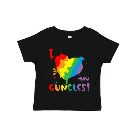 Inktastic Pride Heart Kid Finger Paint I Love My Guncles! Gift Toddler Boy or Toddler Girl T-Shirt
Inktastic Pride Heart Kid Finger Paint I Love My Guncles! Gift Toddler Boy or Toddler Girl T-Shirt