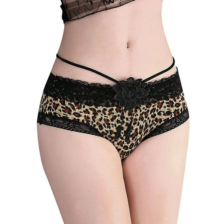 ZMHEGW Womens Panties Leopard Print Translucent Sheer Lace Tank Lace Underwear Women Thongs 3 Pack
ZMHEGW Womens Panties Leopard Print Translucent Sheer Lace Tank Lace Underwear Women Thongs 3 Pack