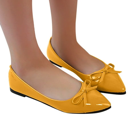 TOWED22 Women Flats Women s Pointed-Toe Dress Shoes Soft Ballet Flats Shoes Breathable Mesh Work Shoes Yellow
TOWED22 Women Flats Women s Pointed-Toe Dress Shoes Soft Ballet Flats Shoes Breathable Mesh Work Shoes Yellow