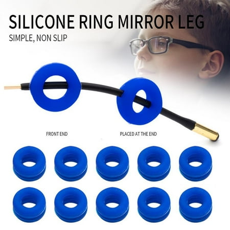 Kuluzego Anti-Slip Round Comfort Glasses Retainers Anti Slip Glasses Hooks (10 Pairs)Big Deal Y