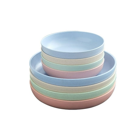 Unbreakable Round Plate Nordic Style Wheat Straw Fruit Festival Dishes Smooth Edge Solid Color Plates Tableware Kitchen Beige White 21cm
Unbreakable Round Plate Nordic Style Wheat Straw Fruit Festival Dishes Smooth Edge Solid Color Plates Tableware Kitchen Beige White 21cm