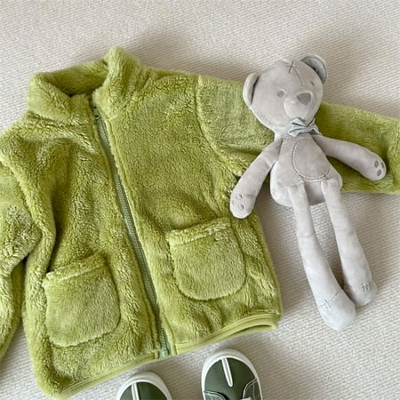 RPVATI Baby Boys Girls Zip Up Vest Toddler Long Sleeve Pockets Vest Coat High Neck Plush Fall Winter Warm Clothes Outfit 1Y-4Y
RPVATI Baby Boys Girls Zip Up Vest Toddler Long Sleeve Pockets Vest Coat High Neck Plush Fall Winter Warm Clothes Outfit 1Y-4Y