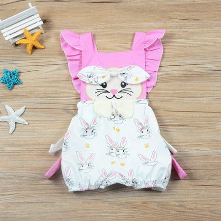 Coappsuiop Easter Girls Bodysuits Kids Baby Girl Easter Cartoon Sleeveless Rabbit Printed Romper Bodysuit Set
Coappsuiop Easter Girls Bodysuits Kids Baby Girl Easter Cartoon Sleeveless Rabbit Printed Romper Bodysuit Set