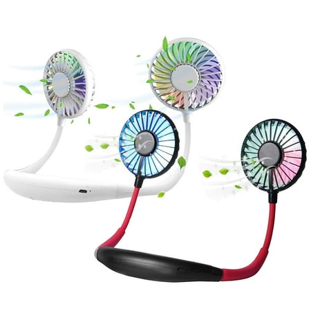 Ponyta 2 Pcs Portable Neck Fan USB Rechargeable 3 Adjustable Speeds Hands-Free Fan Strong Airflow Fan for Outdoor Sports Office
Ponyta 2 Pcs Portable Neck Fan USB Rechargeable 3 Adjustable Speeds Hands-Free Fan Strong Airflow Fan for Outdoor Sports Office
