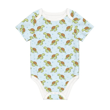 Coaee Cartoon Sea Turtle for Soft Cotton Baby Short-Sleeve Bodysuit Baby Girls Boys Bodysuit Romper
Coaee Cartoon Sea Turtle for Soft Cotton Baby Short-Sleeve Bodysuit Baby Girls Boys Bodysuit Romper
