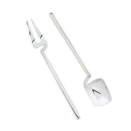 Sarapandan Dual-Use Ice Cream & Coffee utensil for Modern Dining Stainless Steel Scoop-Shaped Spoon-Fork with Extended Handle
Sarapandan Dual-Use Ice Cream & Coffee utensil for Modern Dining Stainless Steel Scoop-Shaped Spoon-Fork with Extended Handle