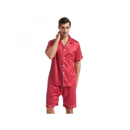 Luxsea Men s Summer Casual Lapel Pajamas in Pure Matte Color Short Sleeve Home Dress Set
Luxsea Men s Summer Casual Lapel Pajamas in Pure Matte Color Short Sleeve Home Dress Set