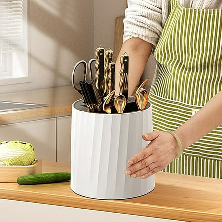 Djiypn Rotating Kitchen Knife RackShelfKnife StorageCutleryChopstick BucketChopstick CageChopstick CylinderSuitable For KitchenRestaurant Plastic White
Djiypn Rotating Kitchen Knife RackShelfKnife StorageCutleryChopstick BucketChopstick CageChopstick CylinderSuitable For KitchenRestaurant Plastic White