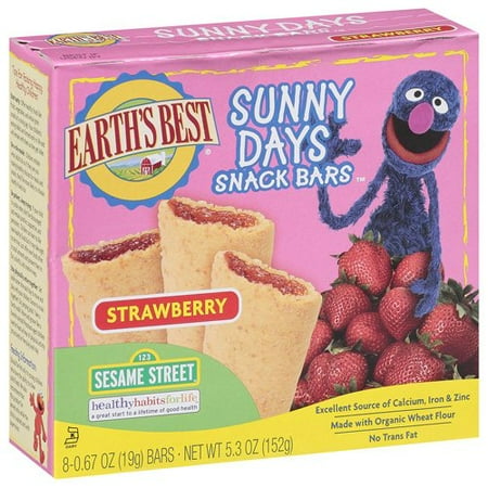 earth snack strawberry sunny count bars walmart pack days
