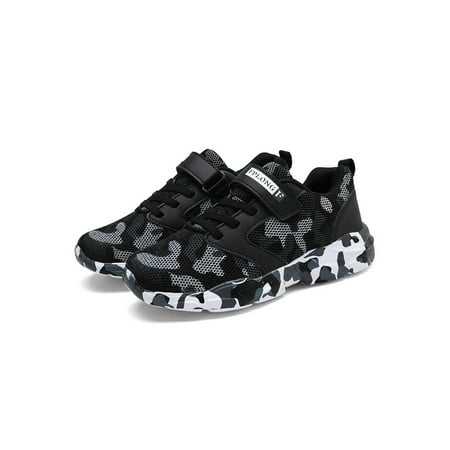 Daeful Kids Shoes for Boys Breathable Knit Athletic Running Sneakers