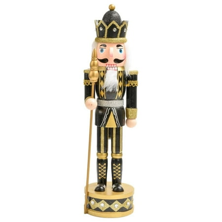 Nutcracker Christmas Decor|14.96in Creative Christmas Wood King Nutcracker Ornament|Glitter Collectible Nutcracker Figures Toy for Christmas Parties Table Mantle
Nutcracker Christmas Decor|14.96in Creative Christmas Wood King Nutcracker Ornament|Glitter Collectible Nutcracker Figures Toy for Christmas Parties Table Mantle