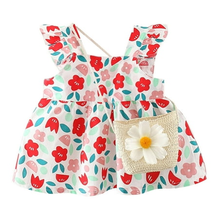 Toddler Girls Fly Sleeve Sundress Floral Prints Ruffles Princess Dress Dance Party Dresses Clothes For 6-12 Months
Toddler Girls Fly Sleeve Sundress Floral Prints Ruffles Princess Dress Dance Party Dresses Clothes For 6-12 Months