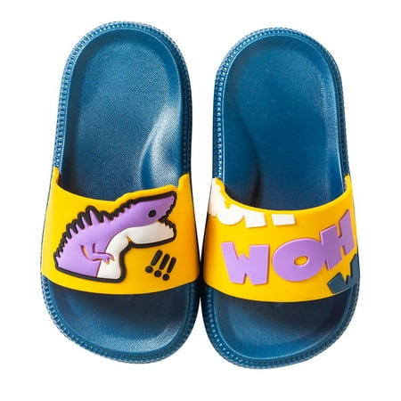 Juebong Cartoon Dinosaur Boys Girls Anti-Slip Home Bathing Beach Sandals Slippers Shoes Blue Size 34-35
Juebong Cartoon Dinosaur Boys Girls Anti-Slip Home Bathing Beach Sandals Slippers Shoes Blue Size 34-35