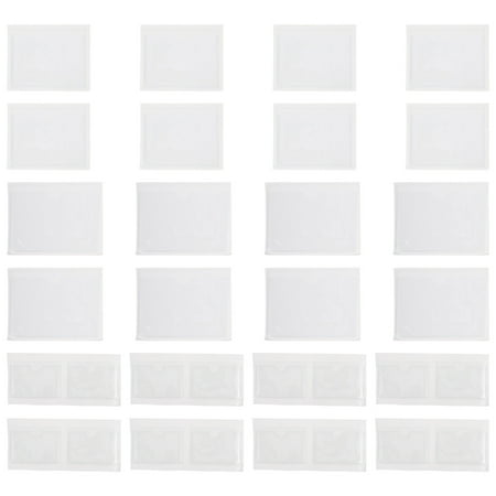 24pcs Adhesive Pockets Index Card Pockets Self Adhesive Label Card Holder