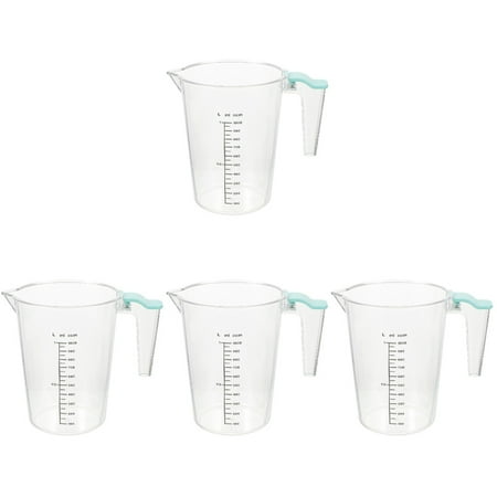 HOMEMAXS 4pcs Transparent Graduated Cup Kitchen Baking Measuring Jug Measuring Container
HOMEMAXS 4pcs Transparent Graduated Cup Kitchen Baking Measuring Jug Measuring Container
