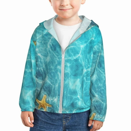 Lukts Coral And Seashell On The Beach Print Children s Long-Sleeved Sun Protection Clothing Hooded Sweatshirts for Boys and Girls Outdoor Sports-18 Months
Lukts Coral And Seashell On The Beach Print Children s Long-Sleeved Sun Protection Clothing Hooded Sweatshirts for Boys and Girls Outdoor Sports-18 Months