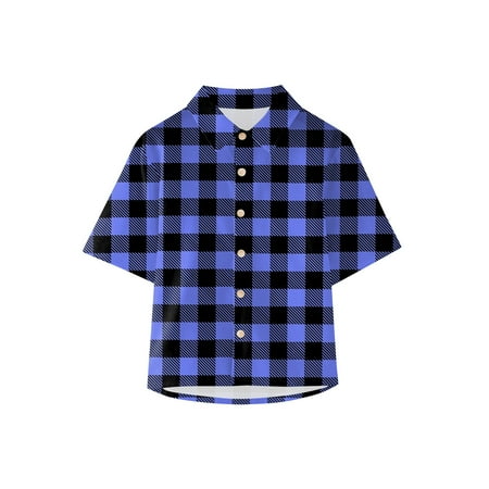 Summer Shirts For Boys Western Toddler Baby Clothes Plaid Letters Print Shirts Short Sleeve Button Down Lapel Neck Tops T Shirt
Summer Shirts For Boys Western Toddler Baby Clothes Plaid Letters Print Shirts Short Sleeve Button Down Lapel Neck Tops T Shirt