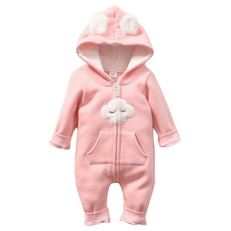 Bomotoo Baby Thicken Romper Hoodies Winter Warm Playsuit Home Loose Hooded Jumpsuit Pink 0-3M
Bomotoo Baby Thicken Romper Hoodies Winter Warm Playsuit Home Loose Hooded Jumpsuit Pink 0-3M