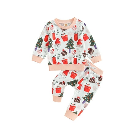Emmababy Toddler Girls Christmas Clothing Set: Long Sleeve Cartoon Tops and Drawstring Pants
Emmababy Toddler Girls Christmas Clothing Set: Long Sleeve Cartoon Tops and Drawstring Pants