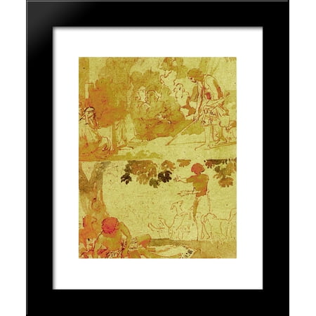 The Calling of David 20x24 Framed Art Print by Alexander Ivanov