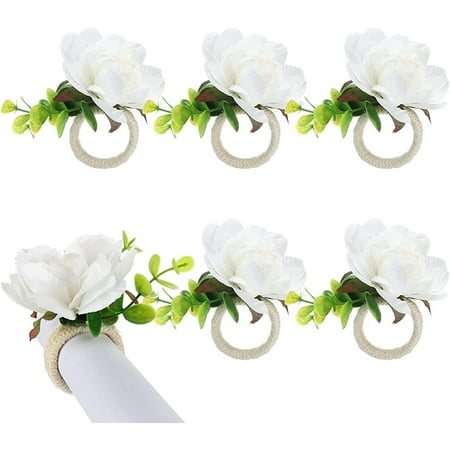 Flower Napkin Rings 6Pcs Napkin Rings Holder Spring Buckles Holder Table Decorations D
Flower Napkin Rings 6Pcs Napkin Rings Holder Spring Buckles Holder Table Decorations D
