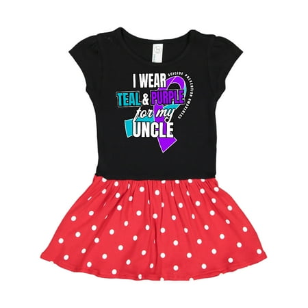 Inktastic Suicide Prevention I Wear Teal and Purple For My Uncle Gift Toddler Girl Dress
Inktastic Suicide Prevention I Wear Teal and Purple For My Uncle Gift Toddler Girl Dress