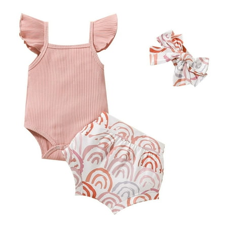 REORIAFEE Newborn Infant Girls Flower Clothes Infant Onesie Striped Lace Romper Shorts Headband 3 Piece Outfits Summer Romper for Girls Casusl Outfits for Kids Fall Bodysuits 18-24 Months
REORIAFEE Newborn Infant Girls Flower Clothes Infant Onesie Striped Lace Romper Shorts Headband 3 Piece Outfits Summer Romper for Girls Casusl Outfits for Kids Fall Bodysuits 18-24 Months