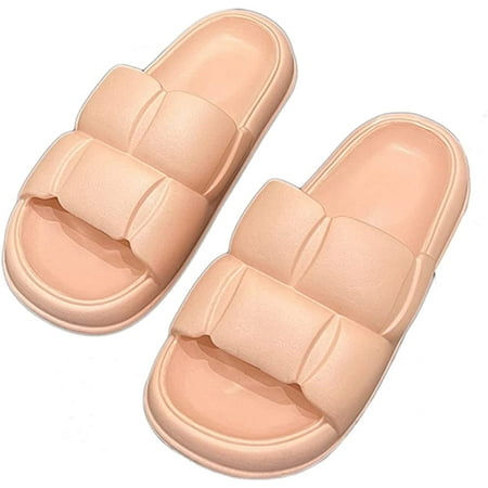 CoCopeaunt Pillow Slippers Cloud Slides Unsex Non-Slip Indoor Outdoor Open Toe Bathroom Shower Slippers Soft Comfortable House Slippers
CoCopeaunt Pillow Slippers Cloud Slides Unsex Non-Slip Indoor Outdoor Open Toe Bathroom Shower Slippers Soft Comfortable House Slippers