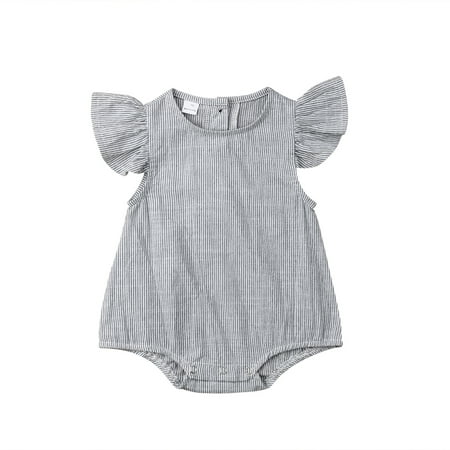 TheFound Newborn Baby Girls Comfy Striped Romper Jumpsuit Bodysuit Outfits Summer Clothes
TheFound Newborn Baby Girls Comfy Striped Romper Jumpsuit Bodysuit Outfits Summer Clothes