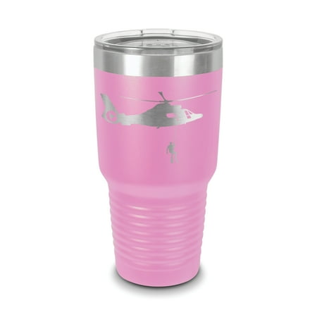MH-65 w/ Rescue Swimmer Tumbler 30 oz - Laser Engraved w/ Clear Lid - Polar Camel - Stainless Steel - Vacuum Insulated - Double Walled - Travel Mug - sar search and rescue pararescue
MH-65 w/ Rescue Swimmer Tumbler 30 oz - Laser Engraved w/ Clear Lid - Polar Camel - Stainless Steel - Vacuum Insulated - Double Walled - Travel Mug - sar search and rescue pararescue