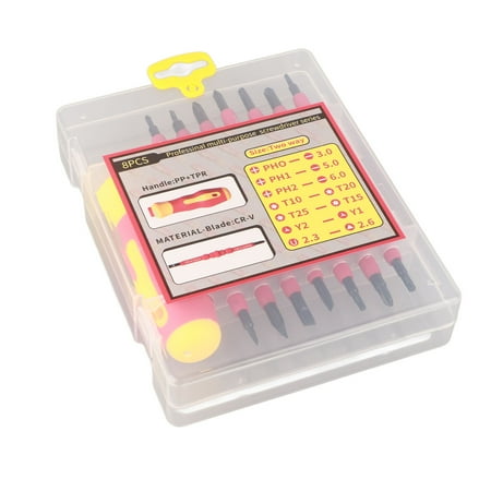 2024 8Pcs Screwdriver Double Ended Insulated Magnetic Cross Slot Tool Set for Repair Maintenance 8 in 1
2024 8Pcs Screwdriver Double Ended Insulated Magnetic Cross Slot Tool Set for Repair Maintenance 8 in 1