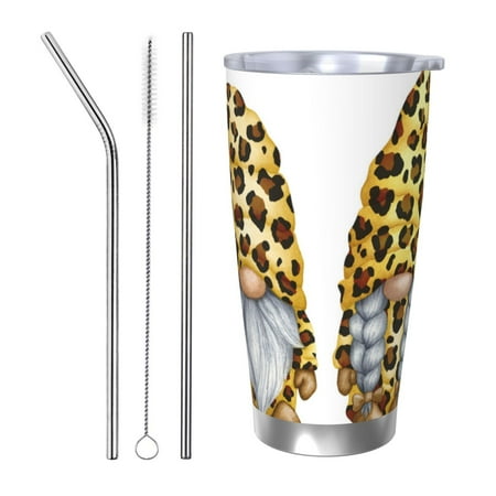 Logiee Leopard Gnomes Print 20OZ Car Cup with Lid Stainless Steel Vacuum Insulated Double Wall Travel Tumbler Durable Insulated Coffee Mug Thermal Cup with Straw-Straw Three-piece Set
Logiee Leopard Gnomes Print 20OZ Car Cup with Lid Stainless Steel Vacuum Insulated Double Wall Travel Tumbler Durable Insulated Coffee Mug Thermal Cup with Straw-Straw Three-piece Set