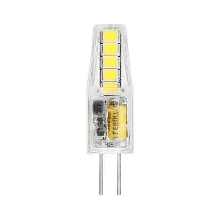 Aousin 12V AC/DC G4 LED Lamp Bulb 2W SMD2835 10LED Chandelier Light Bulb (CW)