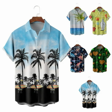Adult Casual Button Down Short Sleeve Tee Shirts Fashion Relaxed-Fit Costume For Men Boys
Adult Casual Button Down Short Sleeve Tee Shirts Fashion Relaxed-Fit Costume For Men Boys