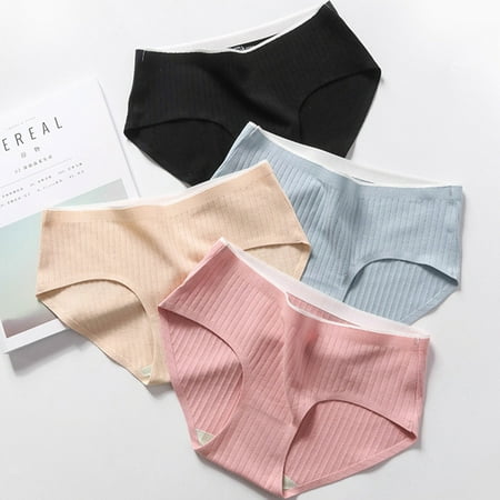 Jiaroswwei Women Panties Cotton Inner Crotch One-Piece Type Mid Waist Underwear Sexy Close Fit Seamless Briefs Underpants for Sleeping
Jiaroswwei Women Panties Cotton Inner Crotch One-Piece Type Mid Waist Underwear Sexy Close Fit Seamless Briefs Underpants for Sleeping