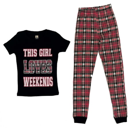 Just Love Girls Cotton Pajama Sets for Comfortable Sleepwear (Red - Love Weekends 7-8 Years)
Just Love Girls Cotton Pajama Sets for Comfortable Sleepwear (Red - Love Weekends 7-8 Years)