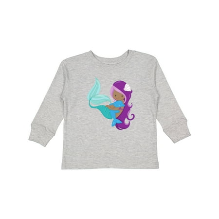 Inktastic African American Mermaid Purple Hair Dolphin Gift Toddler Toddler Girl Long Sleeve T-Shirt 
Inktastic African American Mermaid Purple Hair Dolphin Gift Toddler Toddler Girl Long Sleeve T-Shirt