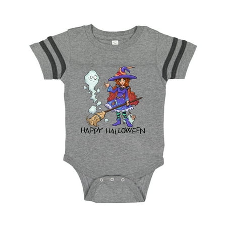 Inktastic Happy Halloween Cute Witch with Patchwork Cat and Ghost Gift Baby Boy or Baby Girl Bodysuit
Inktastic Happy Halloween Cute Witch with Patchwork Cat and Ghost Gift Baby Boy or Baby Girl Bodysuit