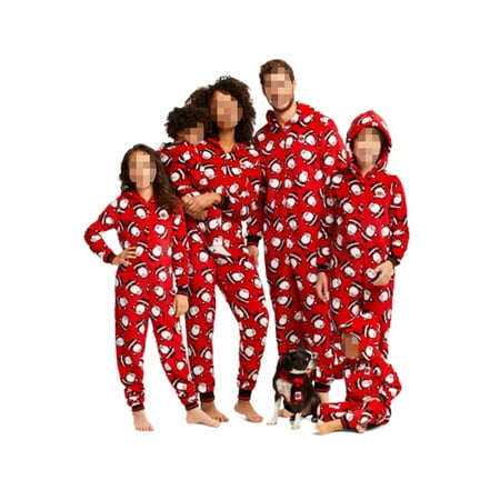 EYIIYE Parent-Child Nightwear Family Matching Christmas Pajamas Santa Printed Zipper Closure Hooded Romper Jumpsuit
EYIIYE Parent-Child Nightwear Family Matching Christmas Pajamas Santa Printed Zipper Closure Hooded Romper Jumpsuit