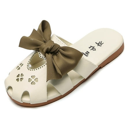 FRSASU Kids Shoes Clearance Todder Baby Girl Shoes Indoor Flip Flops Bowknot Beach Casual Soft Slippers Beige 12.5(29)
FRSASU Kids Shoes Clearance Todder Baby Girl Shoes Indoor Flip Flops Bowknot Beach Casual Soft Slippers Beige 12.5(29)