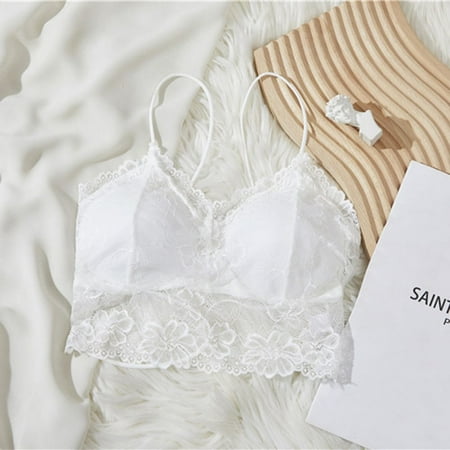 Women Girls Breathable Chest Pad Tube Top Beautiful Back Cross Strap Lace Bra Basic Vest Spaghetti Strap Vest WHITE L
Women Girls Breathable Chest Pad Tube Top Beautiful Back Cross Strap Lace Bra Basic Vest Spaghetti Strap Vest WHITE L