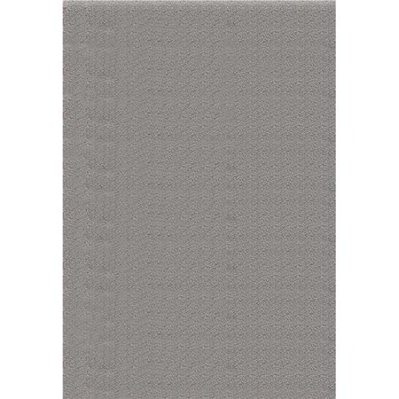 7 x 10 ft. Rosedale Collection Devine Microfiber Shaggy Woven Rug, Gray